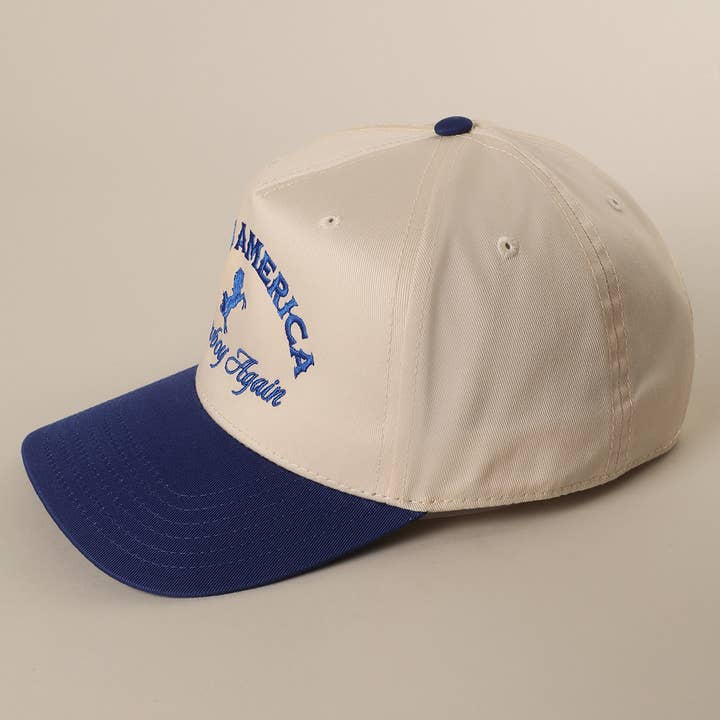 Fashion City - Wholesale Trucker Hat - Unisex - MAKE AMERICA COWBOY AGAIN Embroidered Trucker Hat9