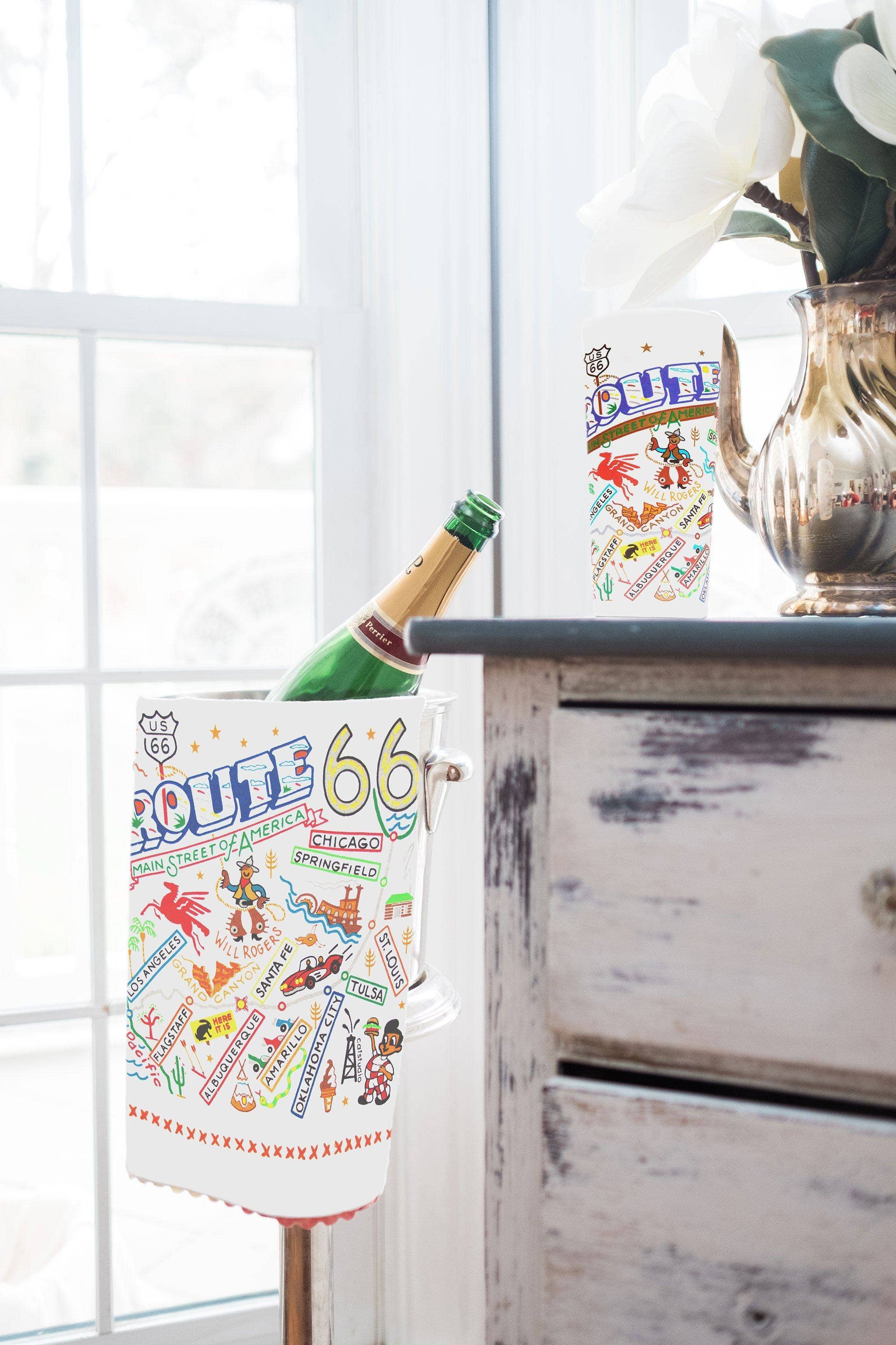 catstudio - Wholesale Tea Towel - Route 66 Dish Towel2