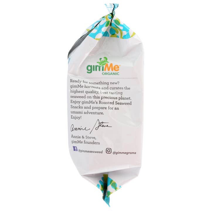 KeHE Distributors, LLC - Wholesale Crackers - Gimme Seaweed Snack Roasted Sea Salt Organic 0.35 oz4