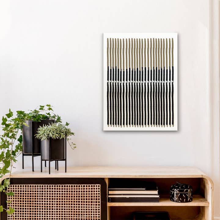 Ready2hangart, Inc. – Großhandel Kunstdruck – Abstrakte neutrale Clii 'Leinwand Wandkunst von ChiChi d_Cor5