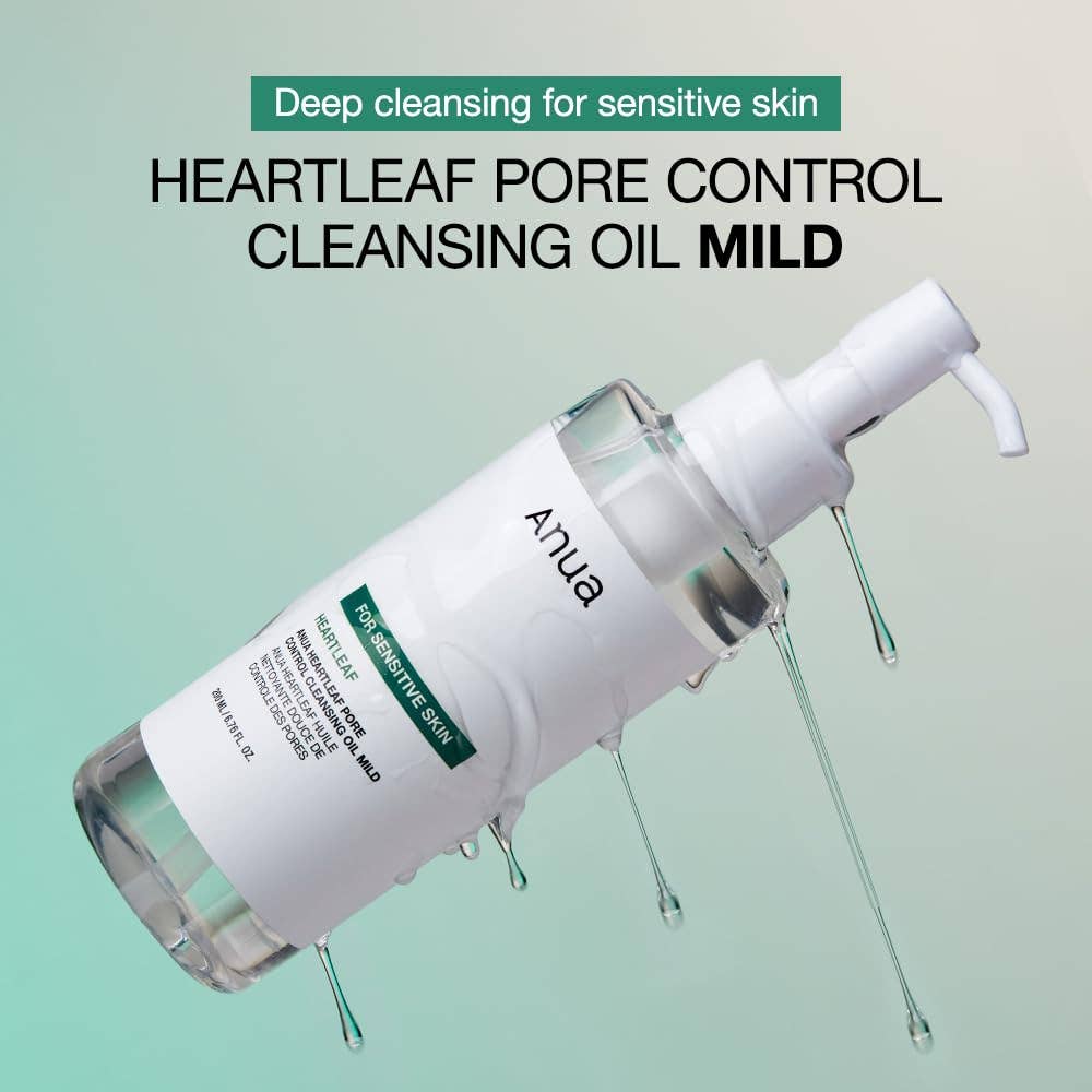 MEHIAZ – wholesale Facial cleanser – ANUA Heartleaf Pore Cleansing Oil Mild – 200ml2