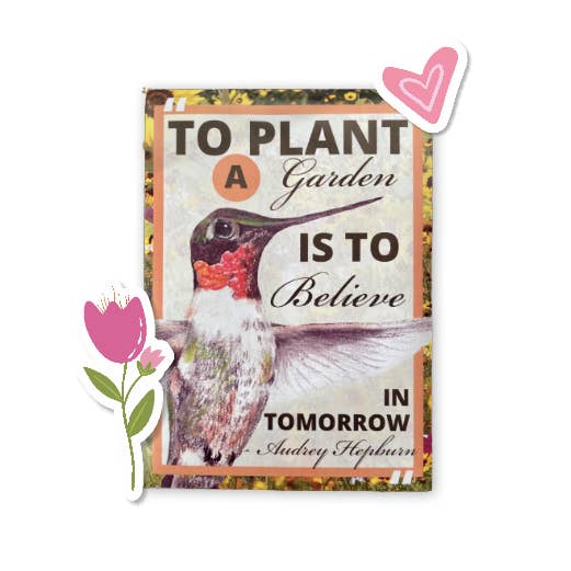 "Believe in Tomorrow" Wildflower Seed Set for wholesale by UpRoot Design Studio