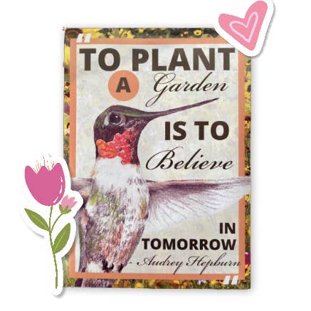 Set de semillas de flores silvestres «Believe in Tomorrow» para venta al por mayor de UpRoot Design Studio