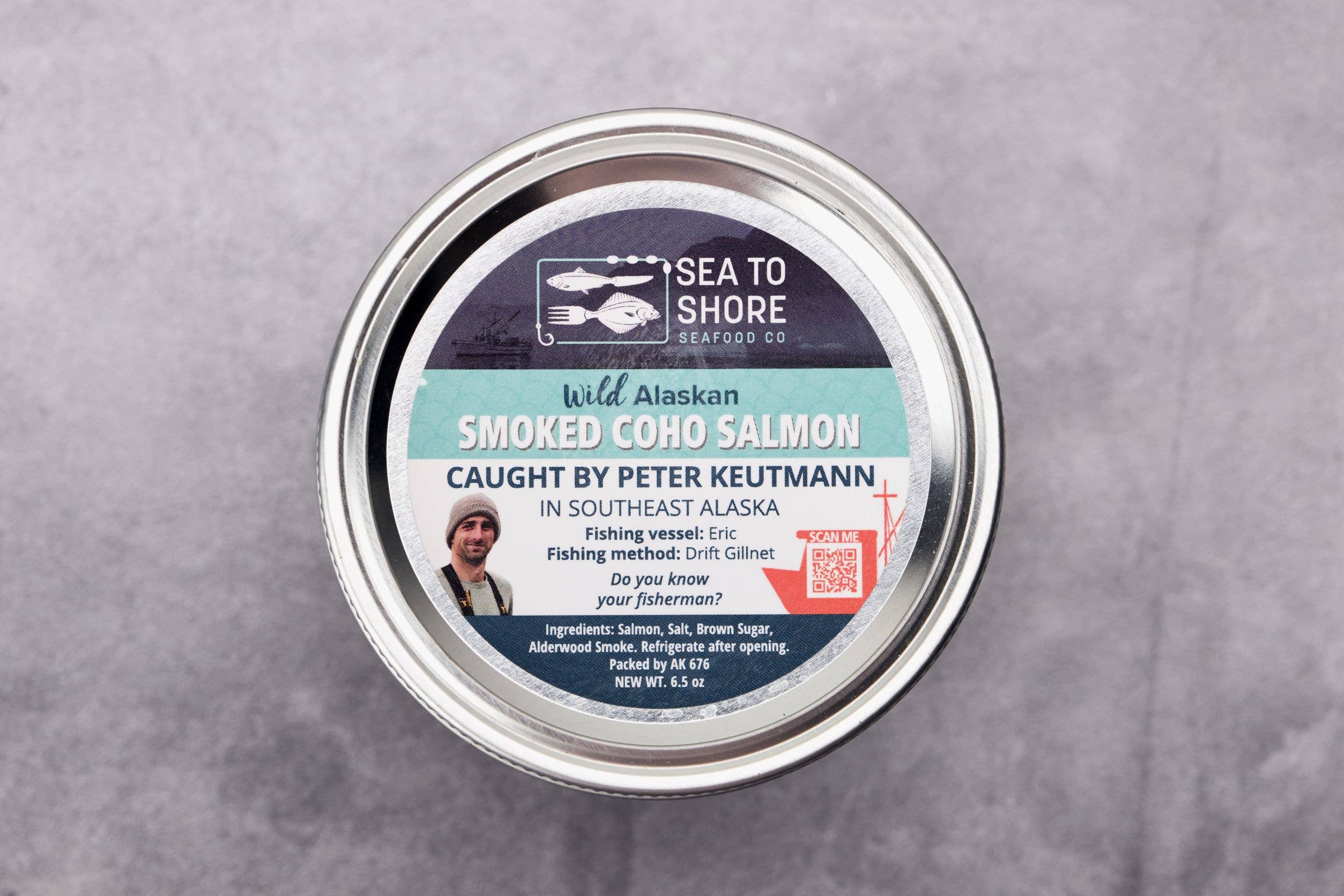 Sea to Shore Seafood - Wholesale Tinned Fish - Wild Alaskan Smoked Salmon Jar (Original)1