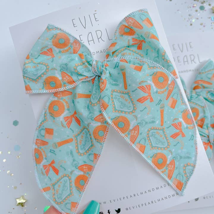 Evie Pearl Handmade LLC - Wholesale Hair bow – Women’s - Showgirl Oversized Bow1