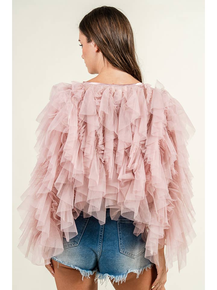 PRIVY - Wholesale Jacket - Women's - CG60052Y_TULLE JACKET16