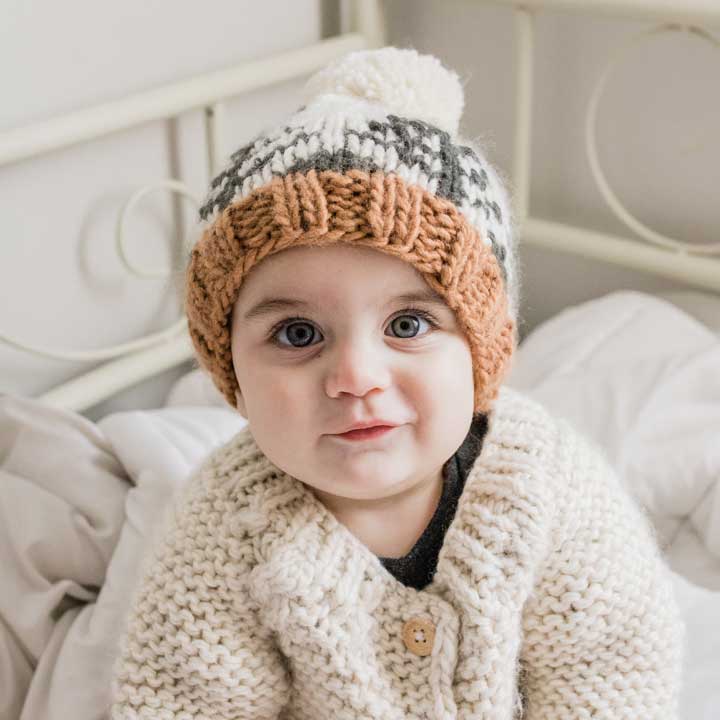 Huggalugs - Wholesale Beanie - Kids - Forest Knit Beanie Hat Baby & Kids
