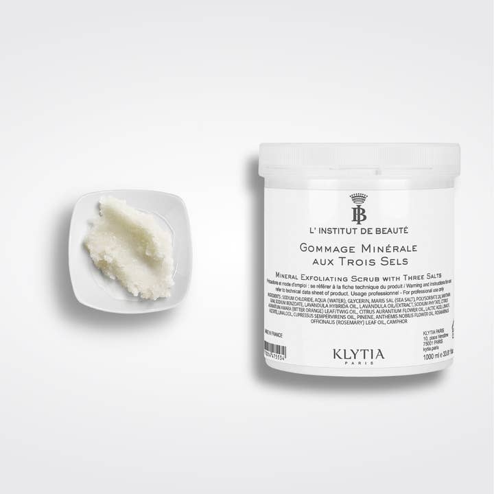 Mineralskrubb för kroppen med tre salter för professionellt bruk - 1 kg för wholesale av KLYTIA PARIS SAS