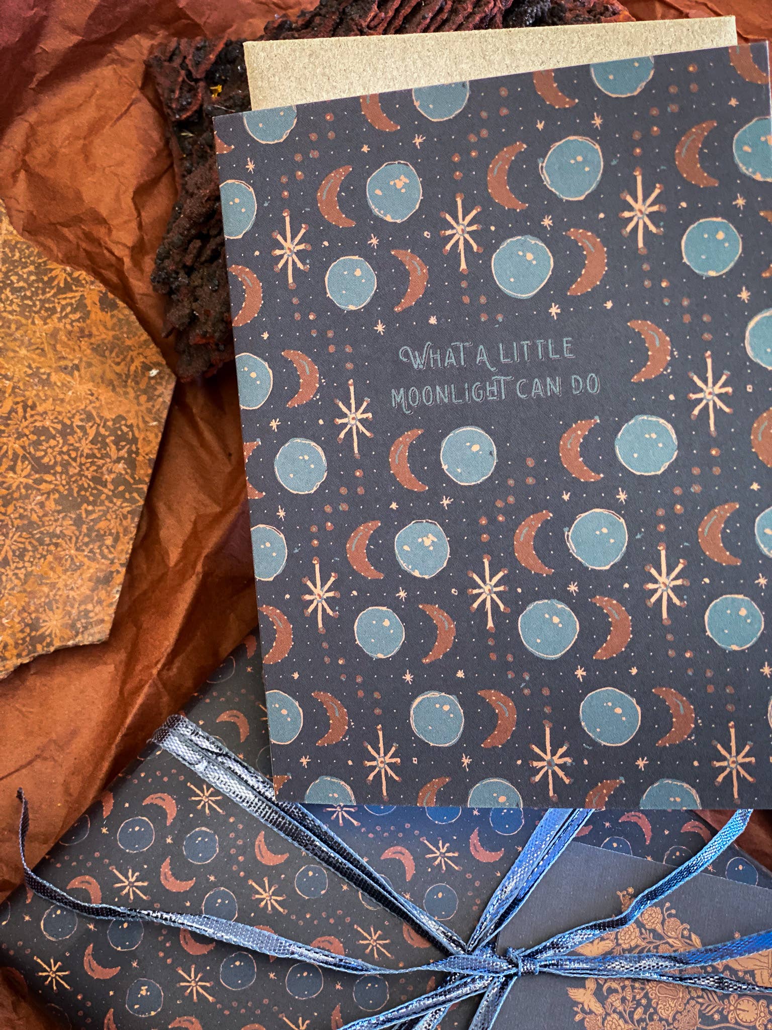 re:mused studio - Wholesale Everyday Greeting Card - A Little Moonlight A2 Greeting Card6