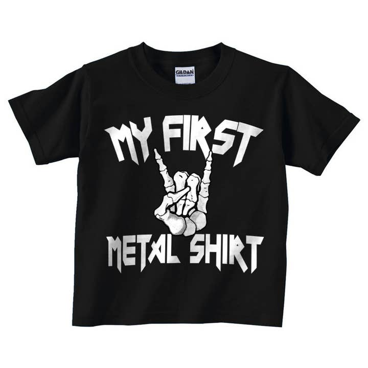 My First Metal Kids Shirt for wholesale by Shady Front