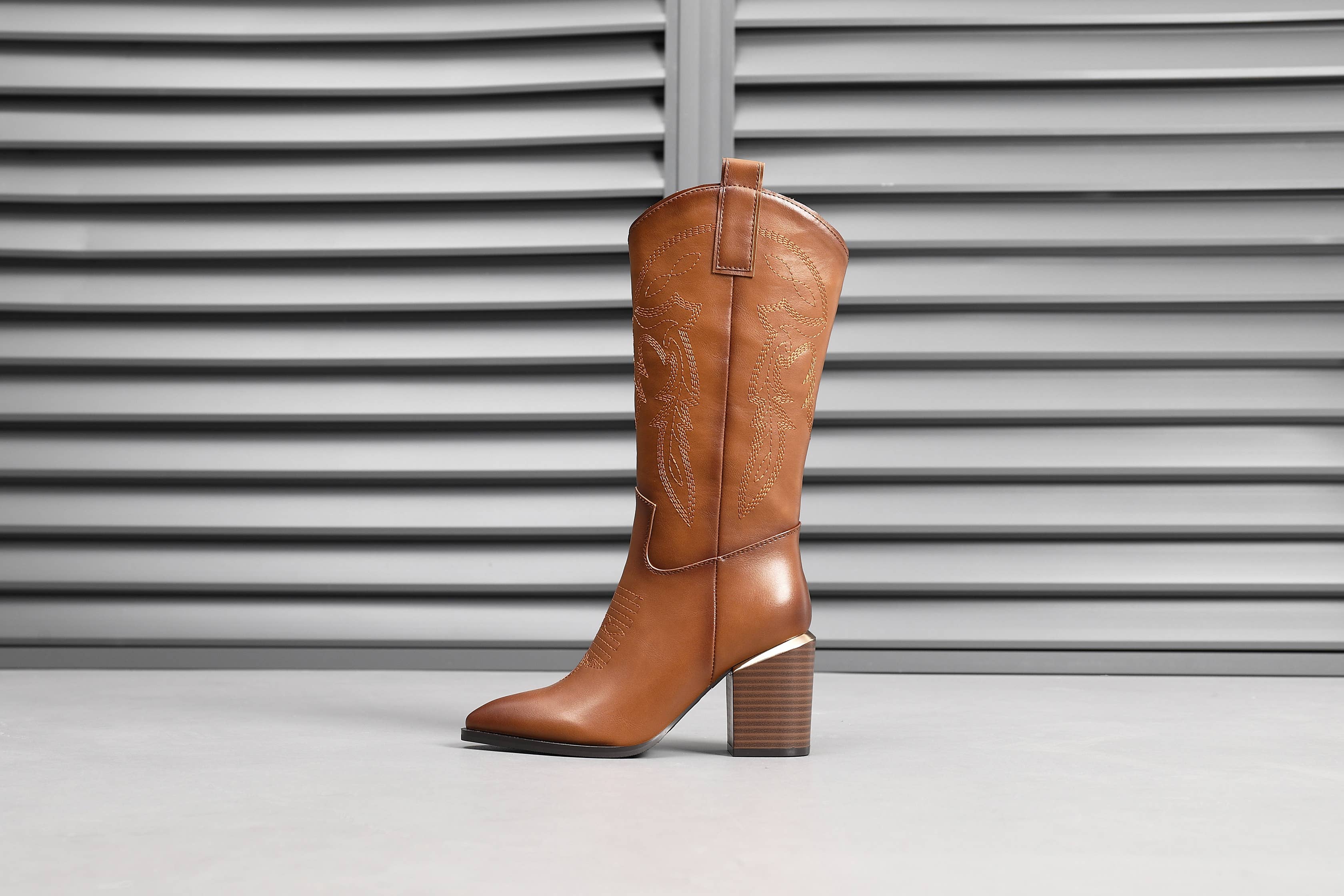 Top Staka - Wholesale Cowboylaarzen - Dames - A2374 Dames cowboylaarzen met hoge kniehoge schacht14