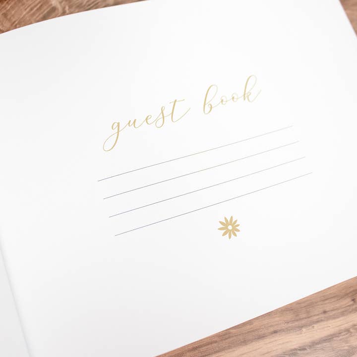 bloom daily planners - Wholesale Guest Book - Linen Guest Book9