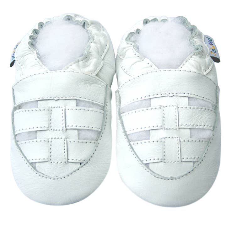 Jinwood babyschoenen cadeau voor jongens sandalen wit 0-3 jaar voor wholesale door Jinwood