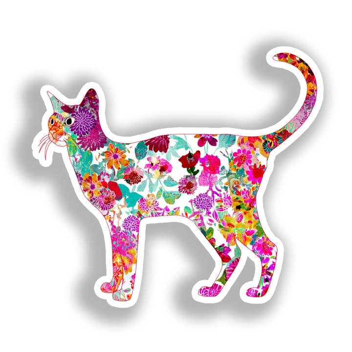 Abyssinier Kat Dekal Klistermærke # A018860 for engroshandel hos Yoonek Graphics