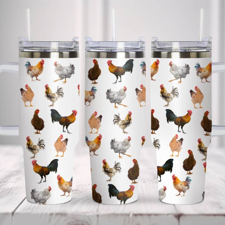 Kycklingar 40oz Tumbler för wholesale av Beautiful Creations by Laney