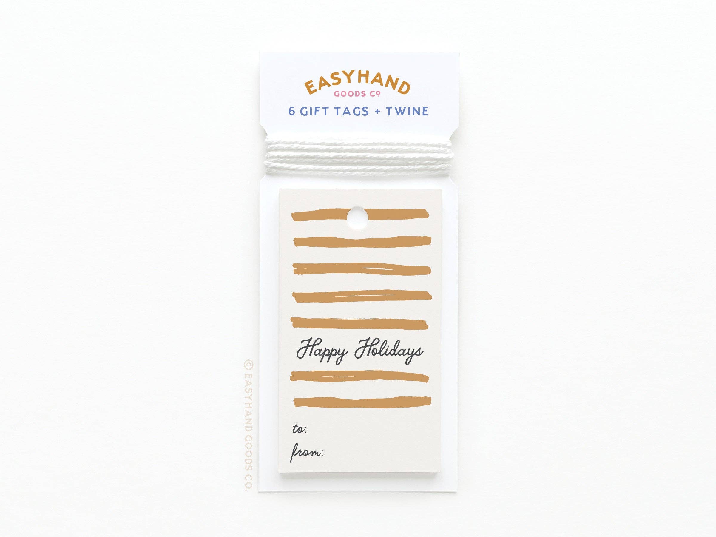 Easyhand Goods – formerly Onderkast – Cartão de presente por atacado – Etiquetas de Presente com Arabescos de Boas Festas0