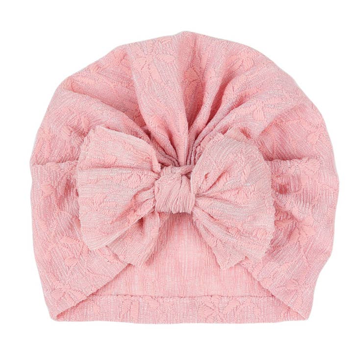 Little Chic Boutique - Venta al por mayor Gorro - Bebés - Accesorios para bebés al por mayor: Sombreros transpirables de encaje de color sólido con lazo para infantes V38240611000513