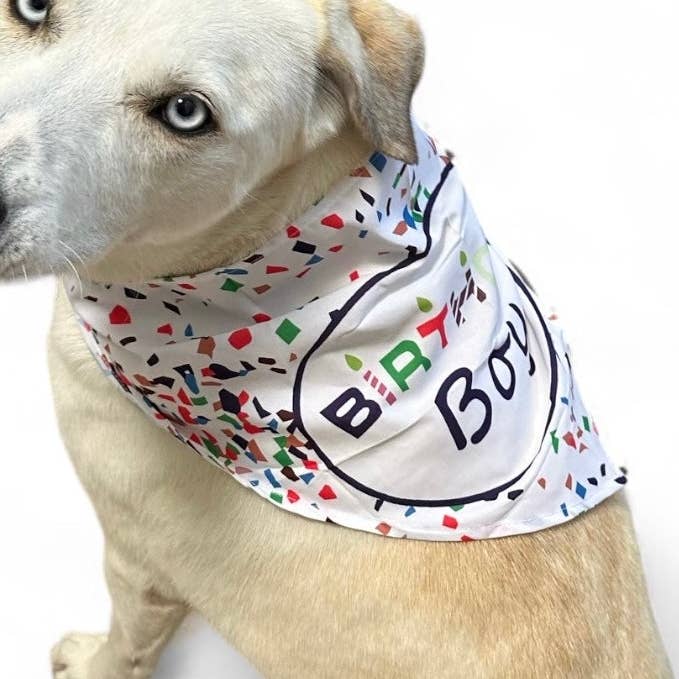Bandanas d'anniversaire pour la vente par Glow Pups