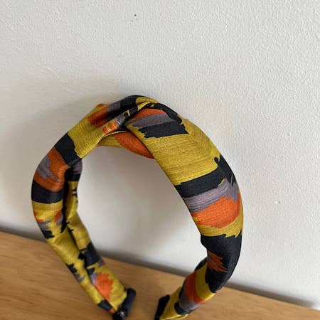 CAPELLINA - Wholesale Fashion Headband - Women's - ETHNIC GOLD HEADBAND2