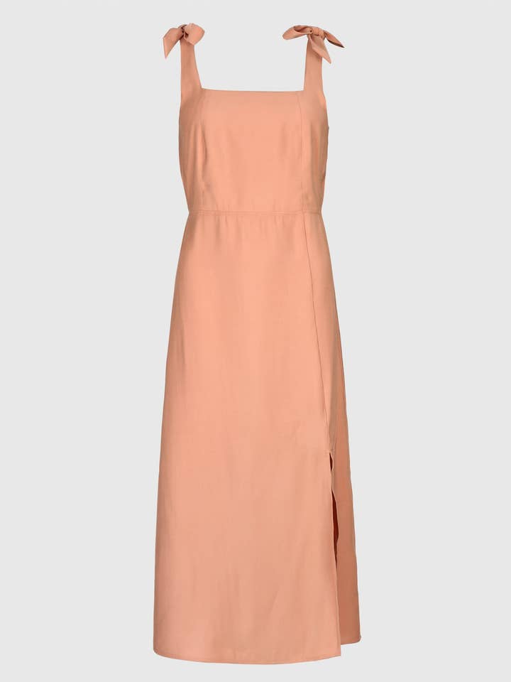 An'ge - Wholesale Dress - Women's - MANTA MIDI DRESS terracotta4