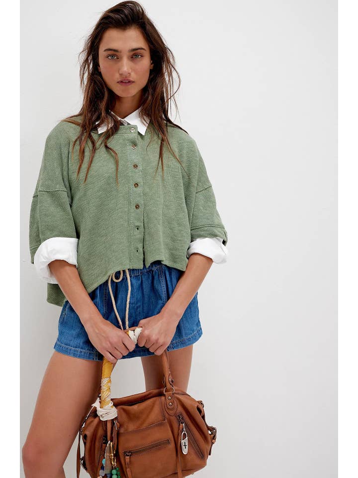 Sweetkama - Wholesale Cardigan - Women's - Ladies Solid Color Midi Sleeves Knitted Cardigan12