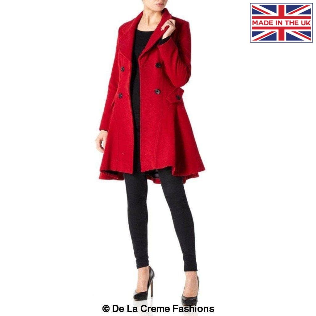 De La Creme Fashions – Großhandel Mantel - Damen – De La Crème - Damen Mantel aus Wollmischung13