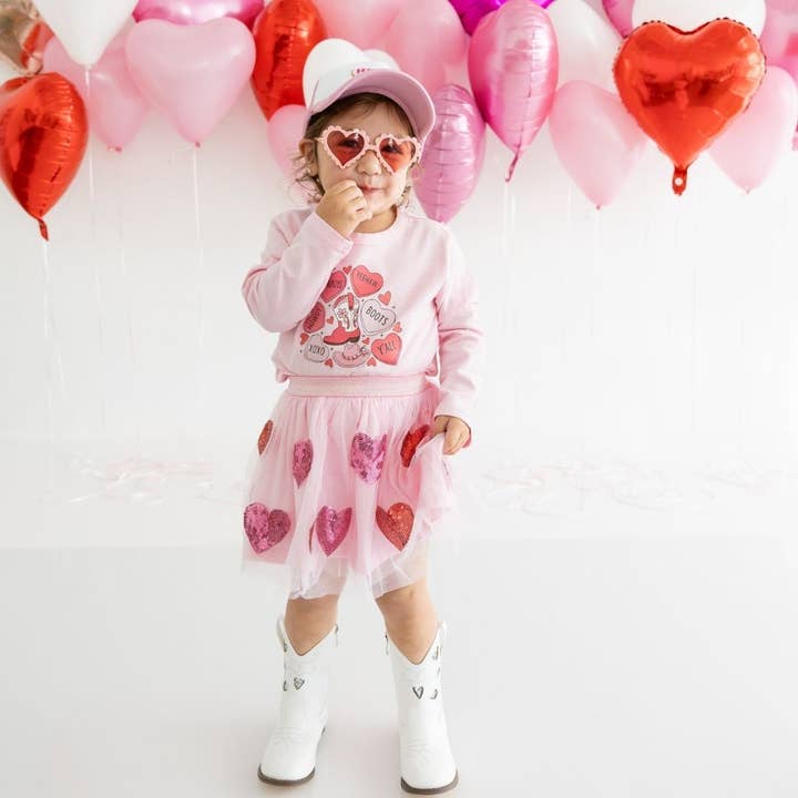 Sweet Wink - Wholesale Tutu - Kids - Sequin Heart Tutu - Girls Clothes3
