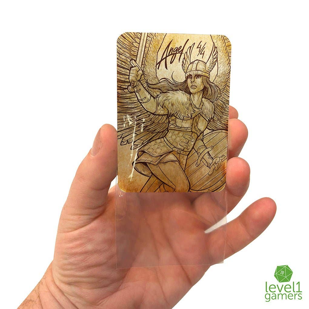 Level 1 Gamers - Wholesale Card Game - Valkyrie Angel - Metal Token Magic Card6