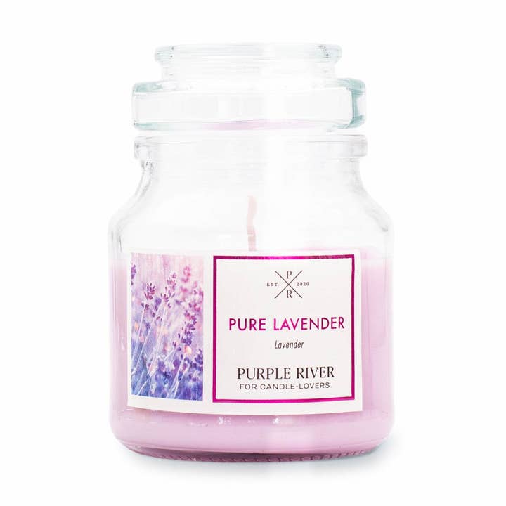 Duftlys Pure Lavender - 113g for engroshandel hos Purple River