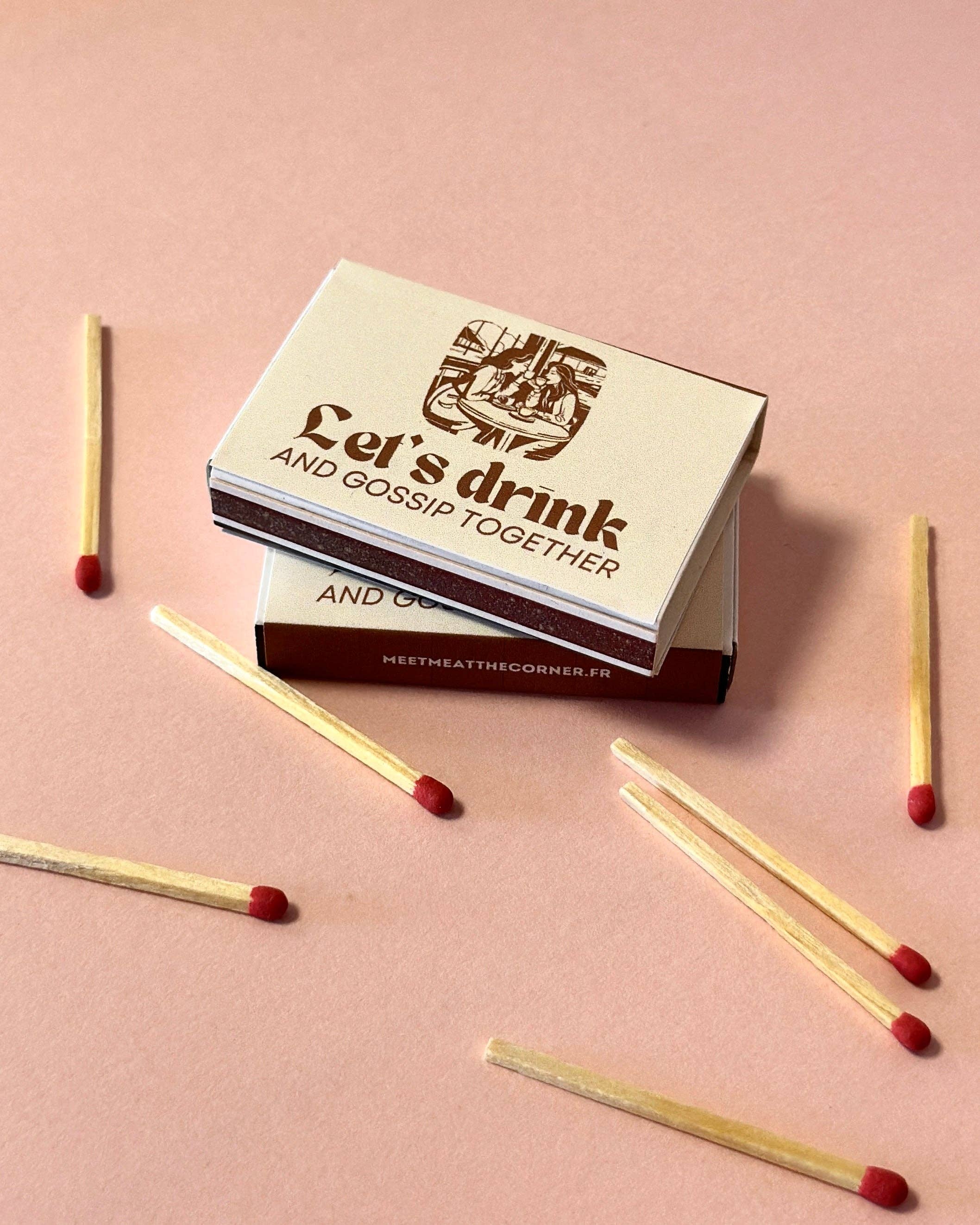 Meet me at the corner – Großhandel Streichhölzer – Matches Gossip Together - Streichholzschachtel5