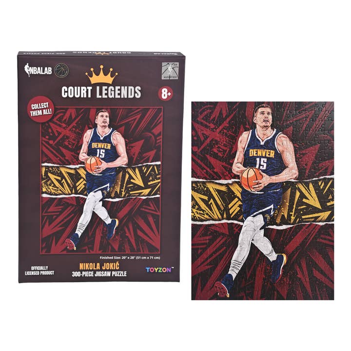 NBA Court Legends Jigsaw Puzzle – Nikola Jokić for wholesale by Brand Partners Group