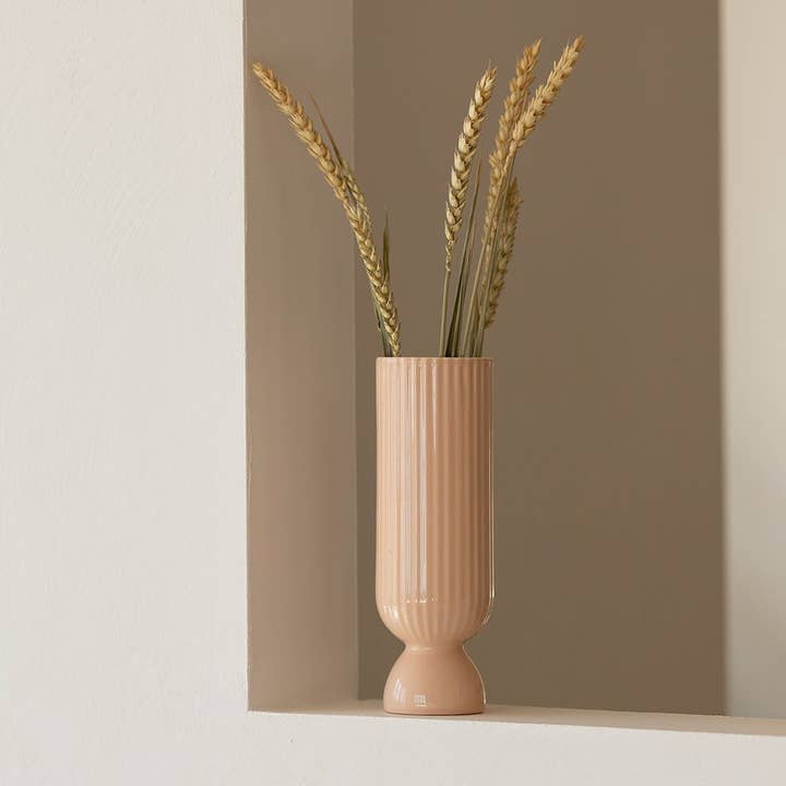 Oustao - Wholesale Candle holder - Lus M ceramic candle holder - Powdered1