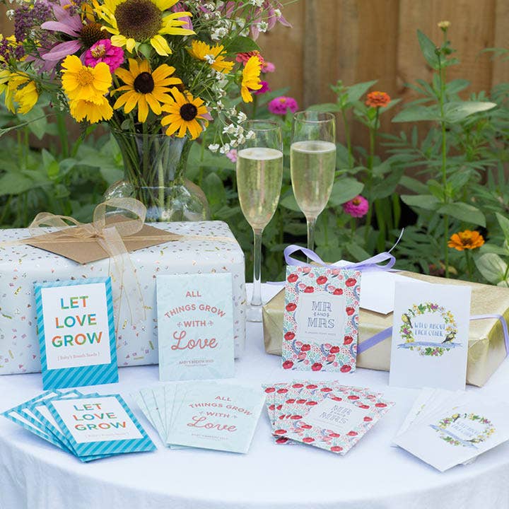 Bentley Seed Co. - Vente Graines de plantes - Fous l'un de l'autre Oiseau & Papillon Fleur Graine Cadeau4