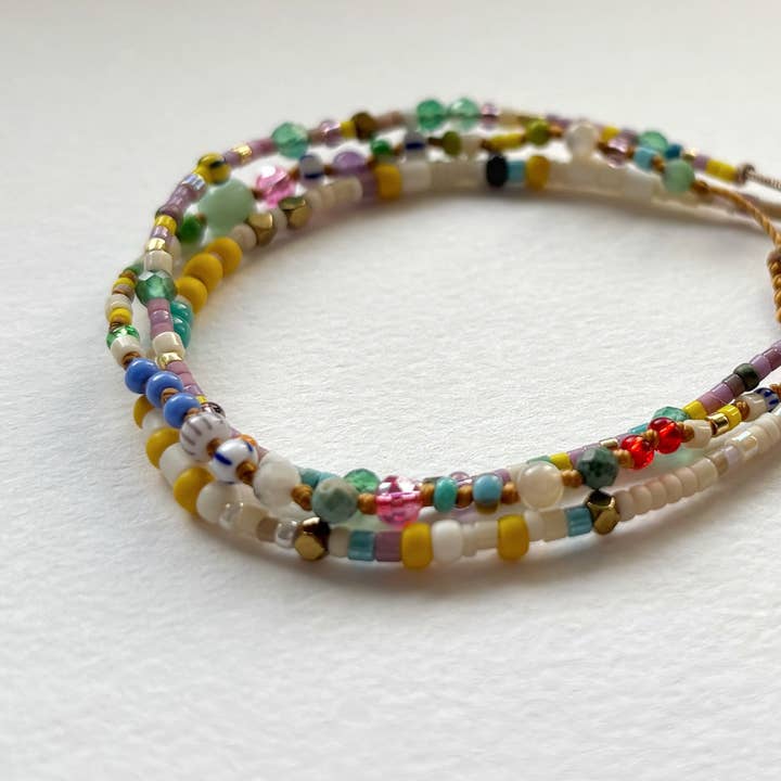 Set aus 3 HIPPY-Armbändern – Pastellmix für den Großhandel von MARLAH