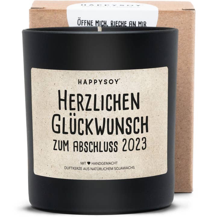 Scented candle | Congratulations on graduating 2022 for wholesale by Happysoy