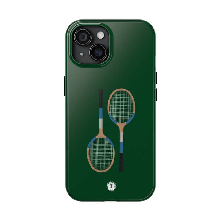 Mørkegrøn Tennisketsjere Malende Telefontaske for engroshandel hos Thursday’s Child Creative Studio