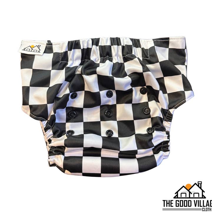 The Good Village Cloth Co + Market - Wholesale Underwear/Diaper Cover - Baby - Toddler Trainers - Check Me Out0