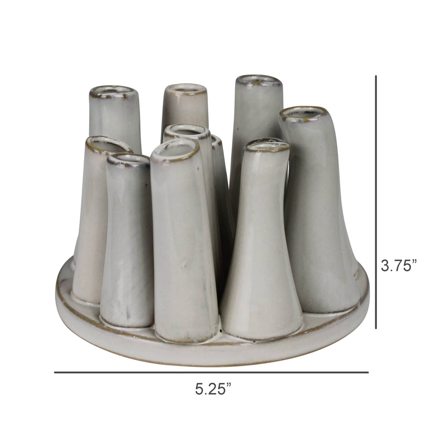 Wholesale Cluster of 12 Tube Vases, Ceramic for your store - Faire