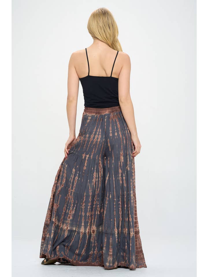 Kathmandu Imports - Wholesale Pants - Women's - Tie-Dye Wide Pants (TH-1772)