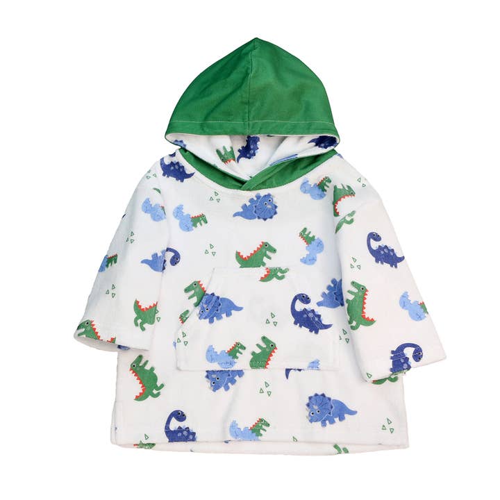 UPF50+ Baby Terry Swim Coverup - Devin Dino & Friends for wholesale by ZOOCCHINI