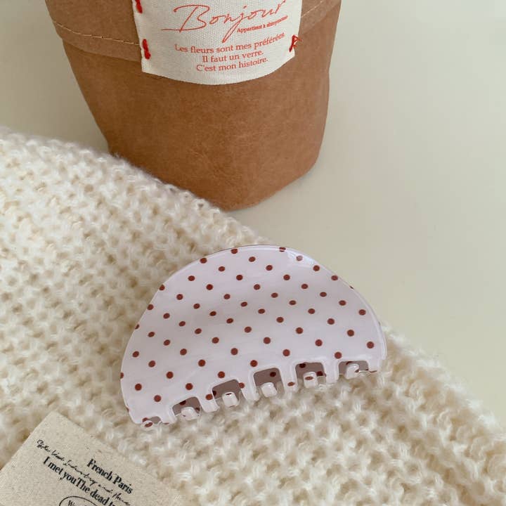 Dipped Shop - Vente Pince à cheveux – femme - Pince à cheveux à pois simples et blocs de couleur DP25F5739