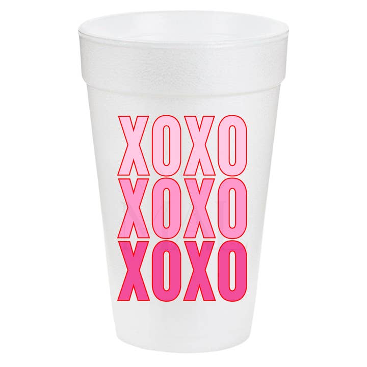 XOXO gestapelte 20oz Becher für den Großhandel von Party With Mal