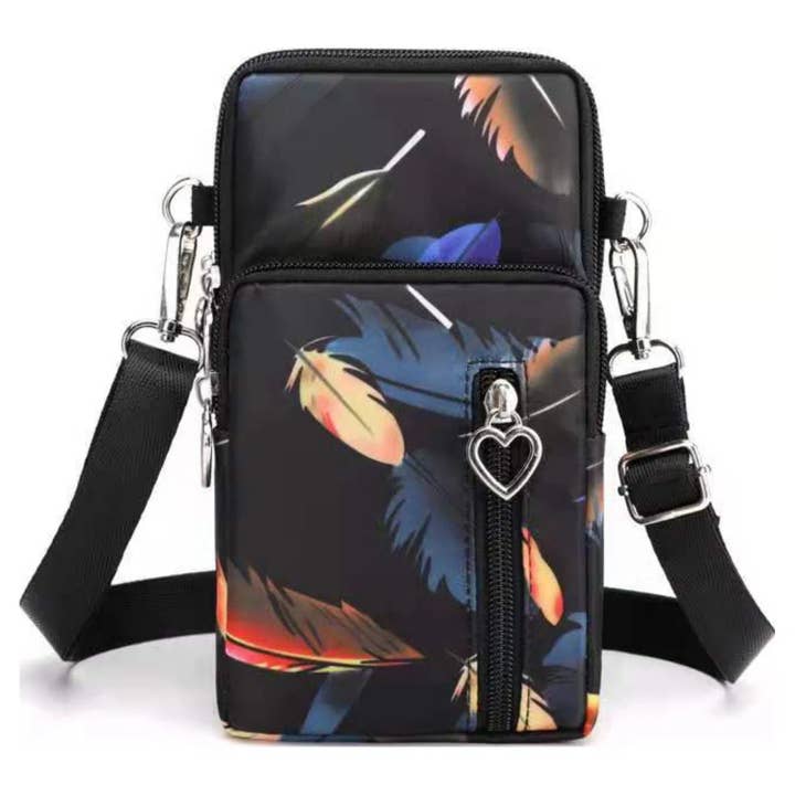 Superbia - Wholesale Crossbody Bag - Women's - Superbia 3 Zipper Splash Proof Essential Bag Mobile Bag24