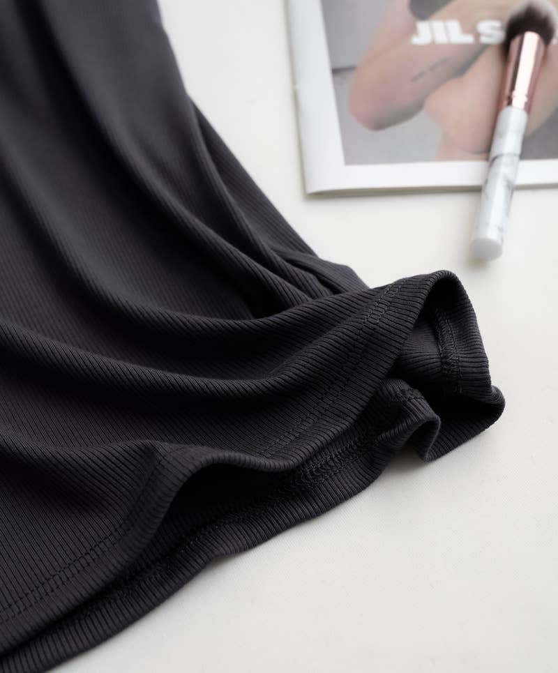 HIDDENBRAND - Wholesale Tank Top - Women's - Essential Basic Rib Soft tank top w built in bra5