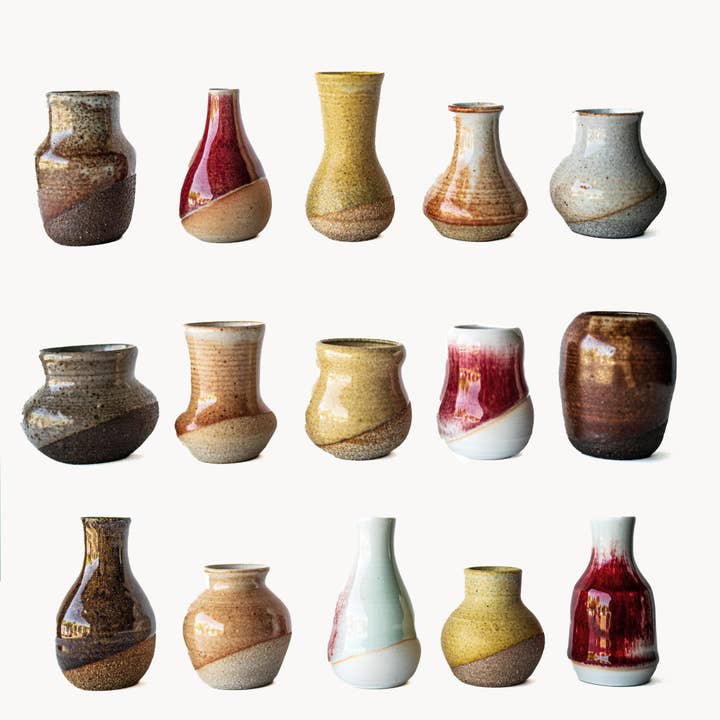 Sara Pilchman Ceramics - Wholesale Vase - TinyPots Bottleneck4