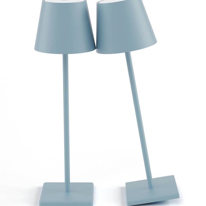 Cordless Table Lamps Soft Blue - Set of 2 for wholesale by Let's Mahj-On!