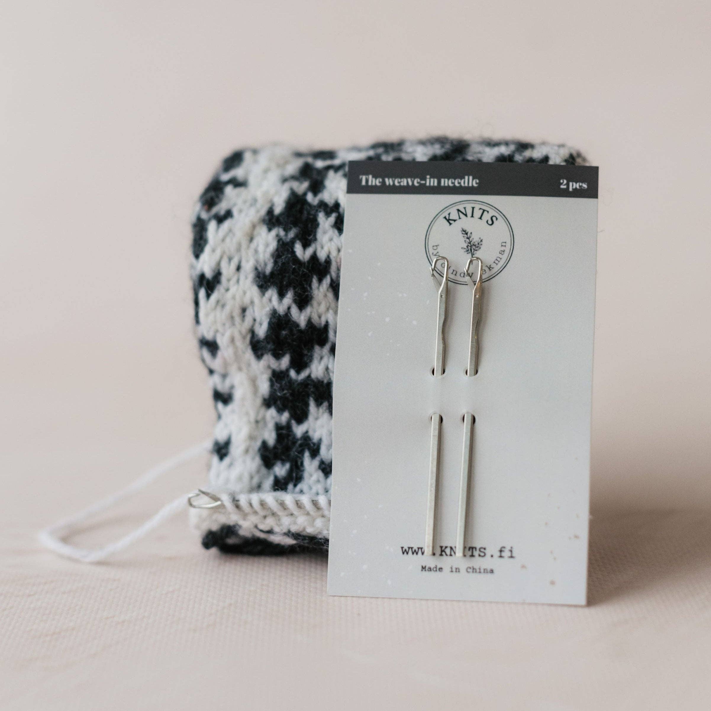 KNITS by ce AB – wholesale Knitting/Crochet Supplies – Weave-in needle 2 pcs3