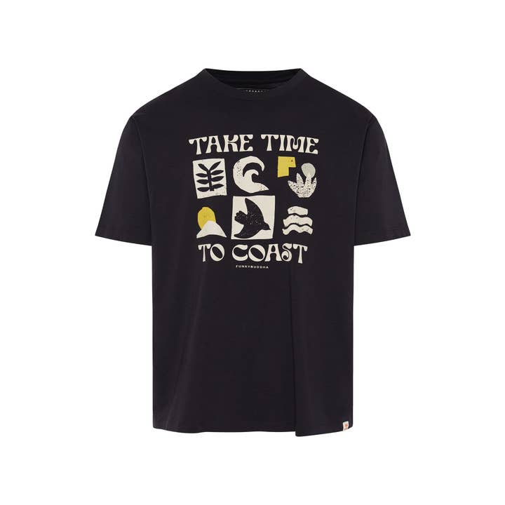 T-shirt coupe décontractée - (FBM011-090-04) pour la vente par Funky Buddha