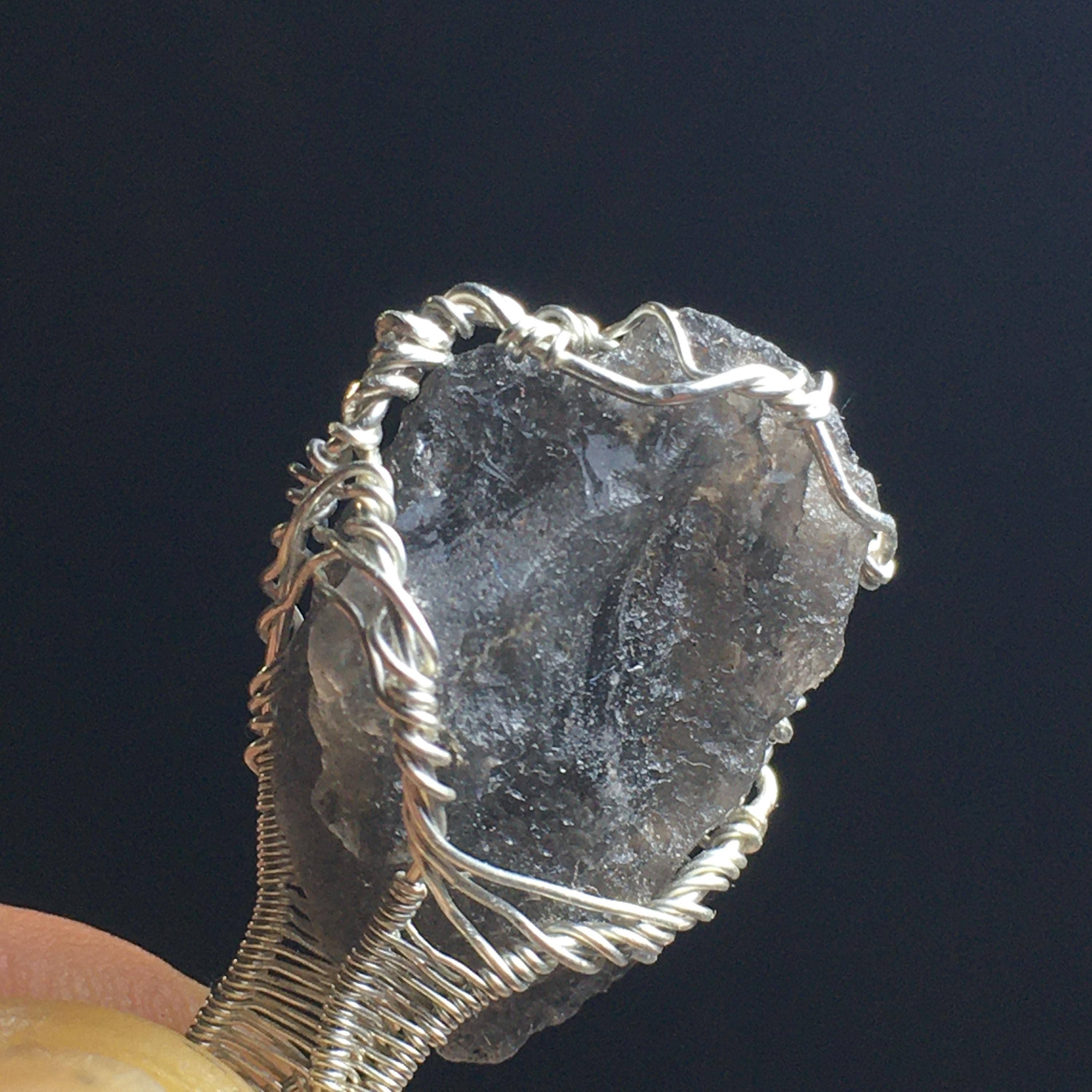 Wildheart Crystals - Wholesale Pendant/Charm Necklace - Tektite Meteorite and Silver Pendant9