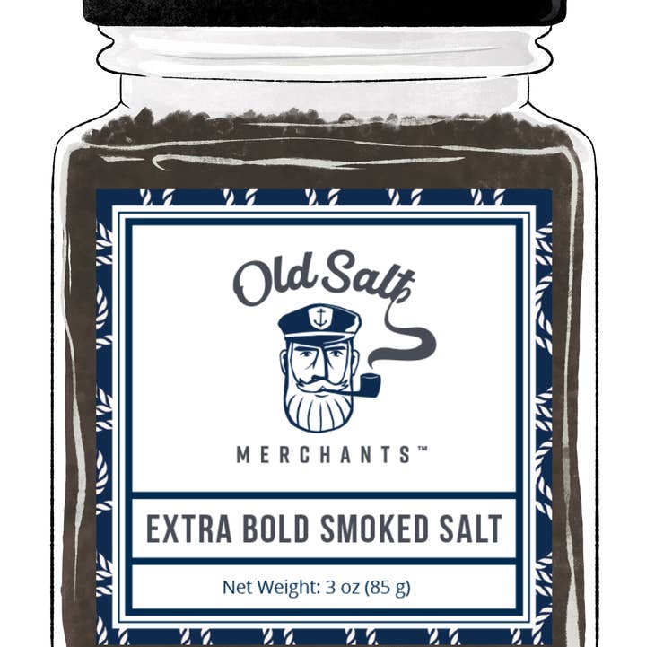Extra Bold Smoked Salt for wholesale by Old Salt Merchants